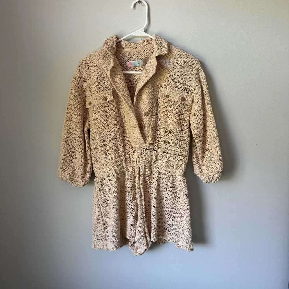 Free People Beach Ryan Romper - cream